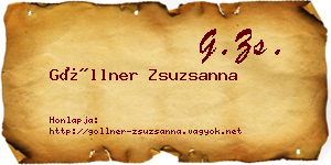 Göllner Zsuzsanna névjegykártya